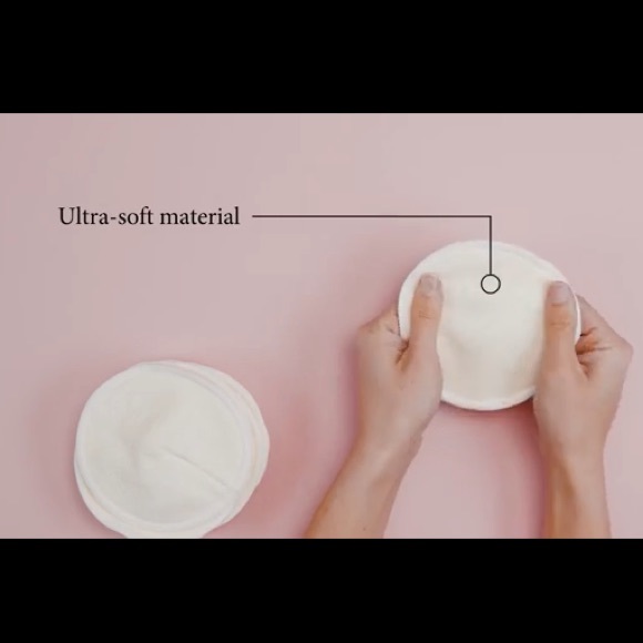 NEW Organic Bamboo Nursing Pads, Kindred Bravely, 10 washable pads & wet bag - Picture 7 of 11